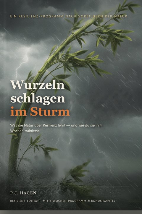 Buchcover: Wurzeln schlagen im Sturm von P. J. Hagen